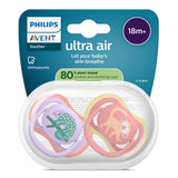 Залъгалки Ultra Air 18м+ Хамелеон И Маймунка, Лилаво Philips Avent