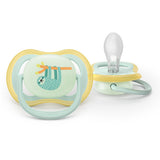 Залъгалки Ultra Air Night 0 6м Ленивец И Тигър, Сини Philips Avent