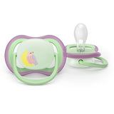 Залъгалки Ultra Air Night 6 18м Птица И Пеперуда, Розови Philips Avent