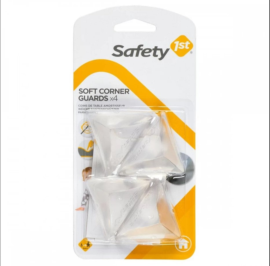 Меки Прозрачни Протектори За Ъгли И Ръбове (4Бр./Оп.) Soft Corner Guards --- BebeMama