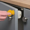 Safety 1St Магнитна Ключалка (2Бр.) За Шкаф С Пробиване + Ключ (1Бр.) --- BebeMama