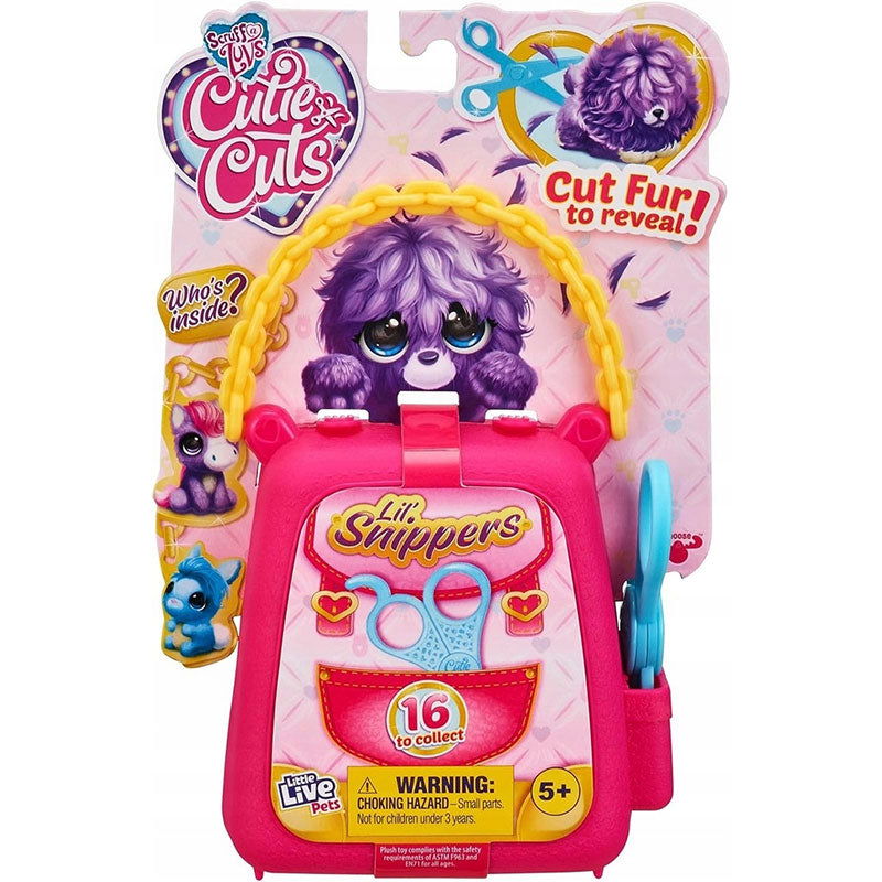 Scruff A Luvs Cutie Cuts Кученце В Чантичка Pink --- BebeMama