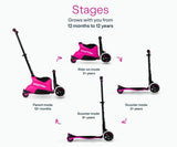 Smartrike - Детски Разтегаем Скутер Xtend Ride-On, Розов --- BebeMama