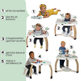 Стационарен Център За Игра 5 In 1 Here I Grow Black&white Decor, 6м+ Tiny Love