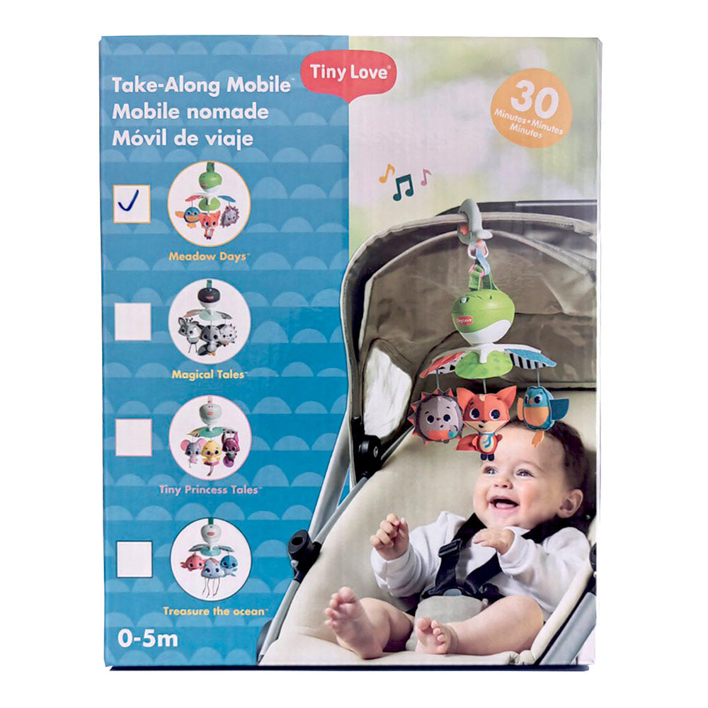 3 В 1 Музикална Въртележка Take Along Mobile Meadow Days, 0м+ Tiny Love