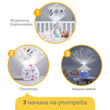 Музикална Въртележка 3 В 1 Magical Night Black&white, 0м+ Tiny Love