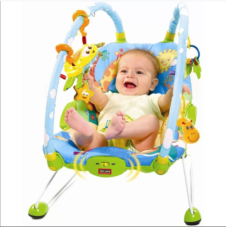 Музикален Шезлонг Gymini Bouncer --- BebeMama