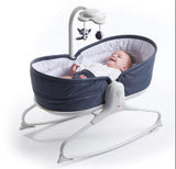 Музикален Шезлонг 3-In-1 Rocker Napper - Деним - Шезлонги И Люлки - Safety 1St - BebeMama