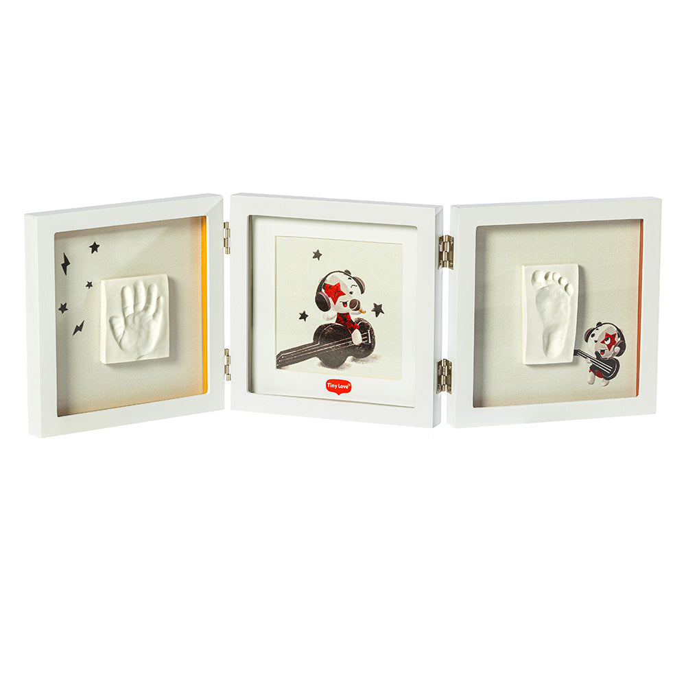 Рамка За 2 Отпечатъка И Снимка Creations, Бяла Рамка, 0м+ Tiny Love