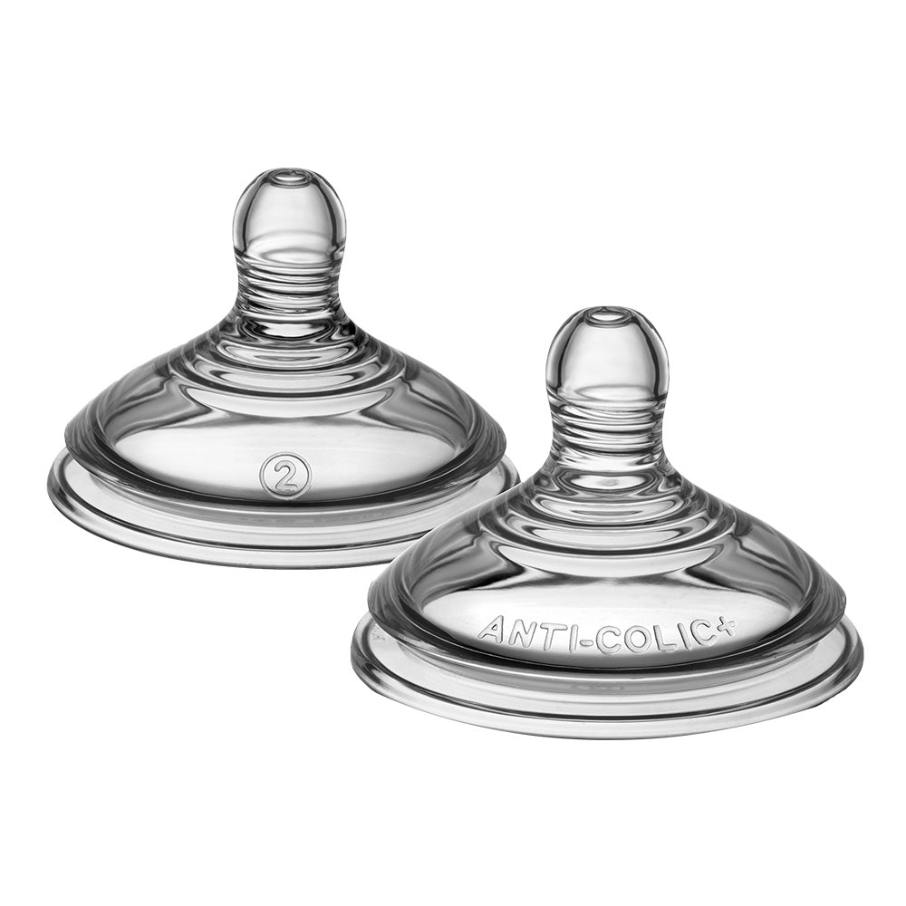 Tommee Tippee Биберон Anti-Colic+ Medium - 2 Капки 3М+ (2 Бр./О