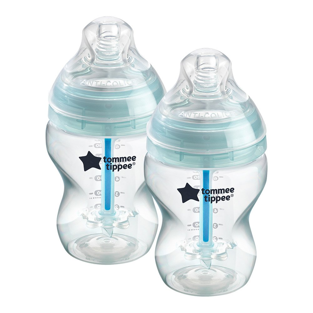 Tommee Tippee ШИШЕ ЗА ХРАНЕНЕ ANTI-COLIC+ САМОСТЕРИЛИЗИРАЩО 260 ml (2 бр./оп.) 0м+