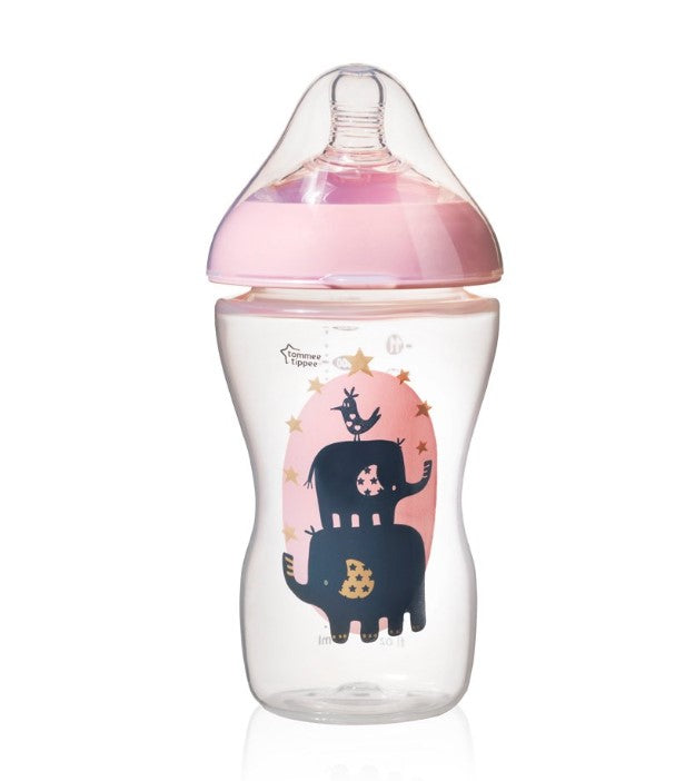 Шише За Хранене Ultra 340 Мл. 3М+ Розово - Шишета За Хранене - Tommee Tippee - BebeMama