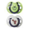 Suzete ortodontice Tommee Tippee Fun Friends, 0-6 luni, ursuleț/veveriță + cutie de sterilizare