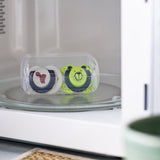 Suzete ortodontice Tommee Tippee Fun Friends, 0-6 luni, ursuleț/veveriță + cutie de sterilizare