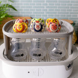 Suzete ortodontice Tommee Tippee Fun Friends, 6-18 luni, ursuleț/veveriță + cutie de sterilizare