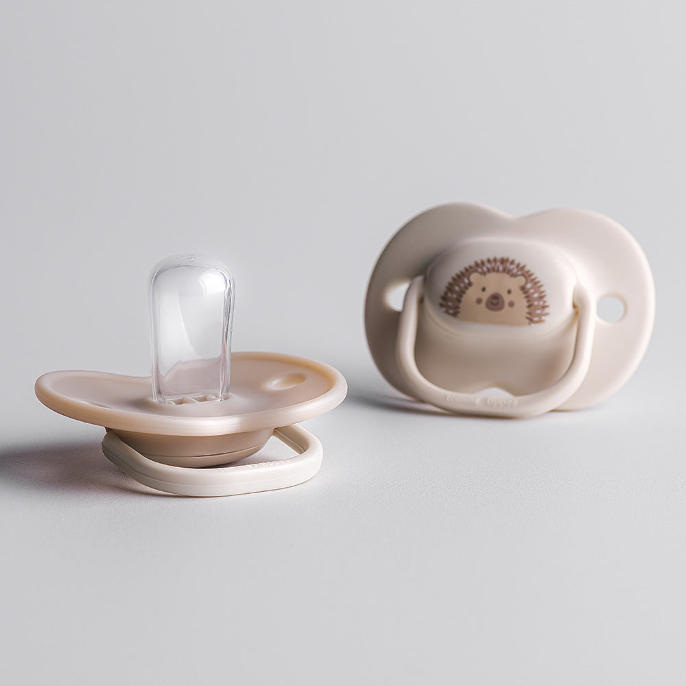 Залъгалки Anytime 0 6м, 2 Бр. Оп., Беж Крем Таралеж Tommee Tippee