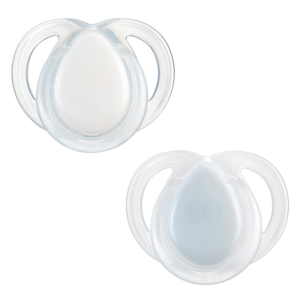 Залъгалки Night Time 0 6м, 2 Бр. Оп., Бял Син Tommee Tippee