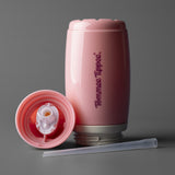 Неразливаща Се Термочаша Със Сламка Active Straw 266 Мл 12м+, Розова Tommee Tippee