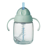 Неразливаща Се Чаша Trainer Straw Със Сламка С Дръжки 240 Мл 6м+ Зелена Tommee Tippee