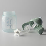 Неразливаща Се Чаша Trainer Straw Със Сламка С Дръжки 240 Мл 6м+ Зелена Tommee Tippee