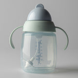 Неразливаща Се Чаша Trainer Straw Със Сламка С Дръжки 240 Мл 6м+ Зелена Tommee Tippee