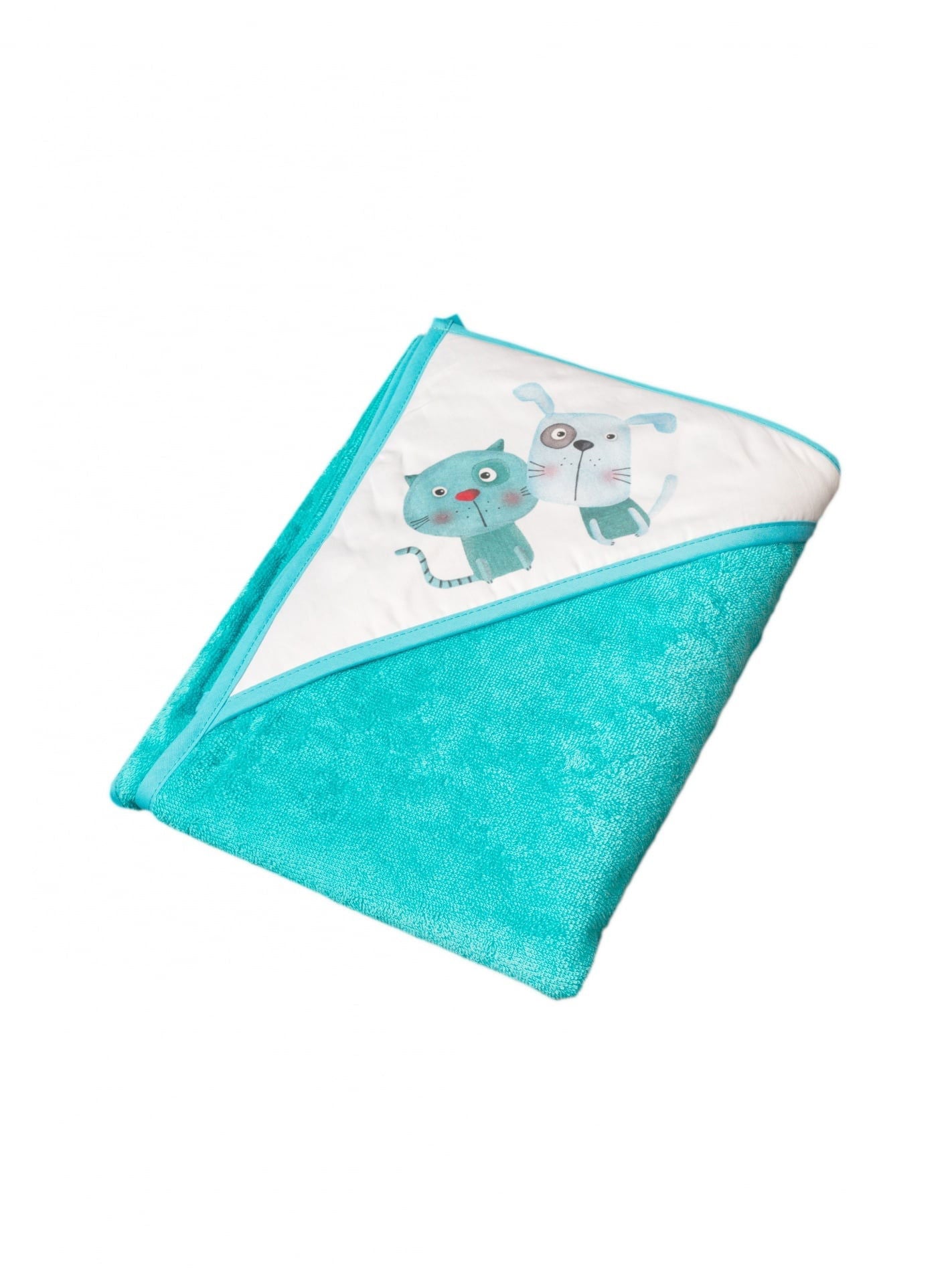 Tega Baby-Хавлия За Баня Dog&Cat 100X100См --- BebeMama
