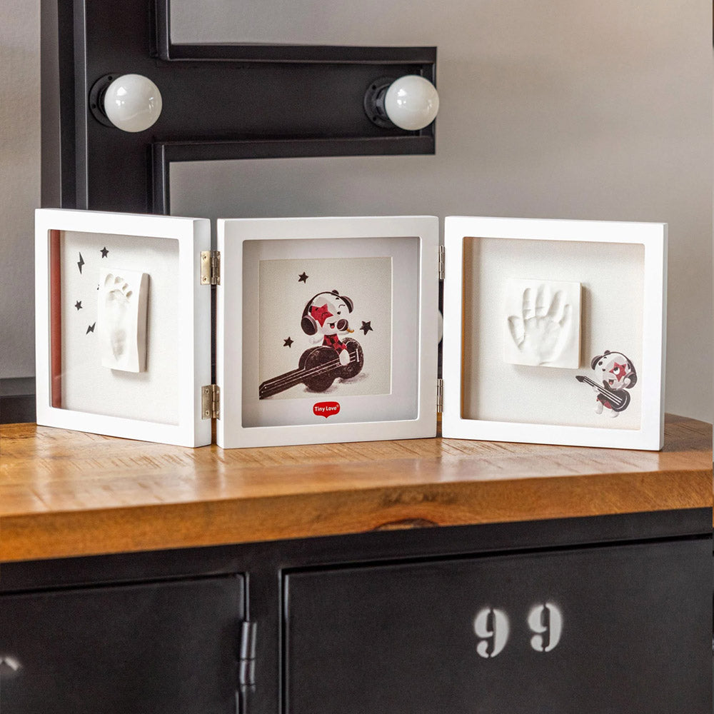 Рамка За 2 Отпечатъка И Снимка Creations, Бяла Рамка, 0м+ Tiny Love