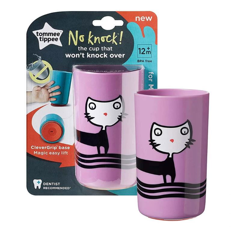 Tommee Tippee Супер Чаша - Не Се Преобръща Лесно Се Вдига 300 Мл. 12М+ --- BebeMama
