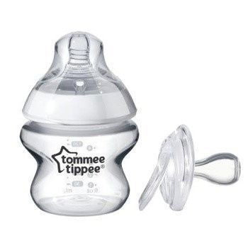 Tommee Tippee Бутилка Против Колики 150 Мл + Успокояваща Залъгалка 0-6M --- BebeMama
