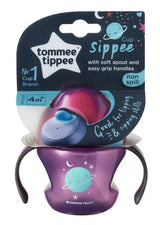 Tommee Tippee Неразливаща Се Чаша С Мек Накрайник 150 Мл 4М+ Планета Розова --- BebeMama