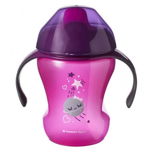 Tommee Tippee Неразливаща Се Чаша С Мек Накрайник 230 Мл 6М+ Розов --- BebeMama
