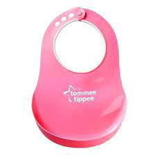 Tommee Tippee Мек Лигавник Comfi Bib 6М+ Розов --- BebeMama