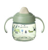 Tommee Tippee Superstar Неразливаща Се Чаша С Мек Накрайник С Дръжки 190Мл 4М+ Bacshield Зелен --- BebeMama