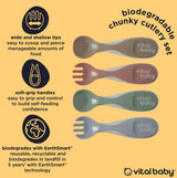 Специални Лъжички За Самостоятелно Хранене Earthsmart Vital Baby