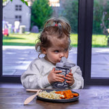 Неразливаща Се Чаша Със Сламка 350 Мл Сива Earthsmart VitalBaby
