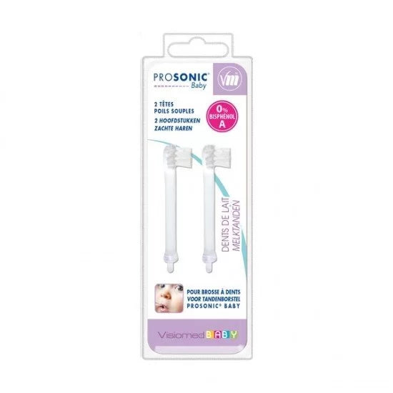 Prosonic Junior Глава За Електрическа Четка Бебешка 2 Бр Visiomed/Biosynex