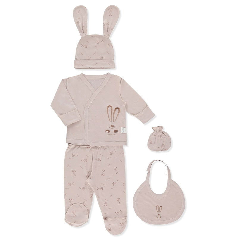 Z902 К-Кт 5 Ч. So Sweet Пудра 0-3M 62Cm --- BebeMama