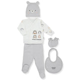 Z904 К-Кт Новородено 5 Ч. Besties Сив 0-3M 62Cm --- BebeMama