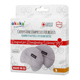 Комплект Възглавнички За Бебе С Черешови Костилки 2 Бр. Grey Akuku