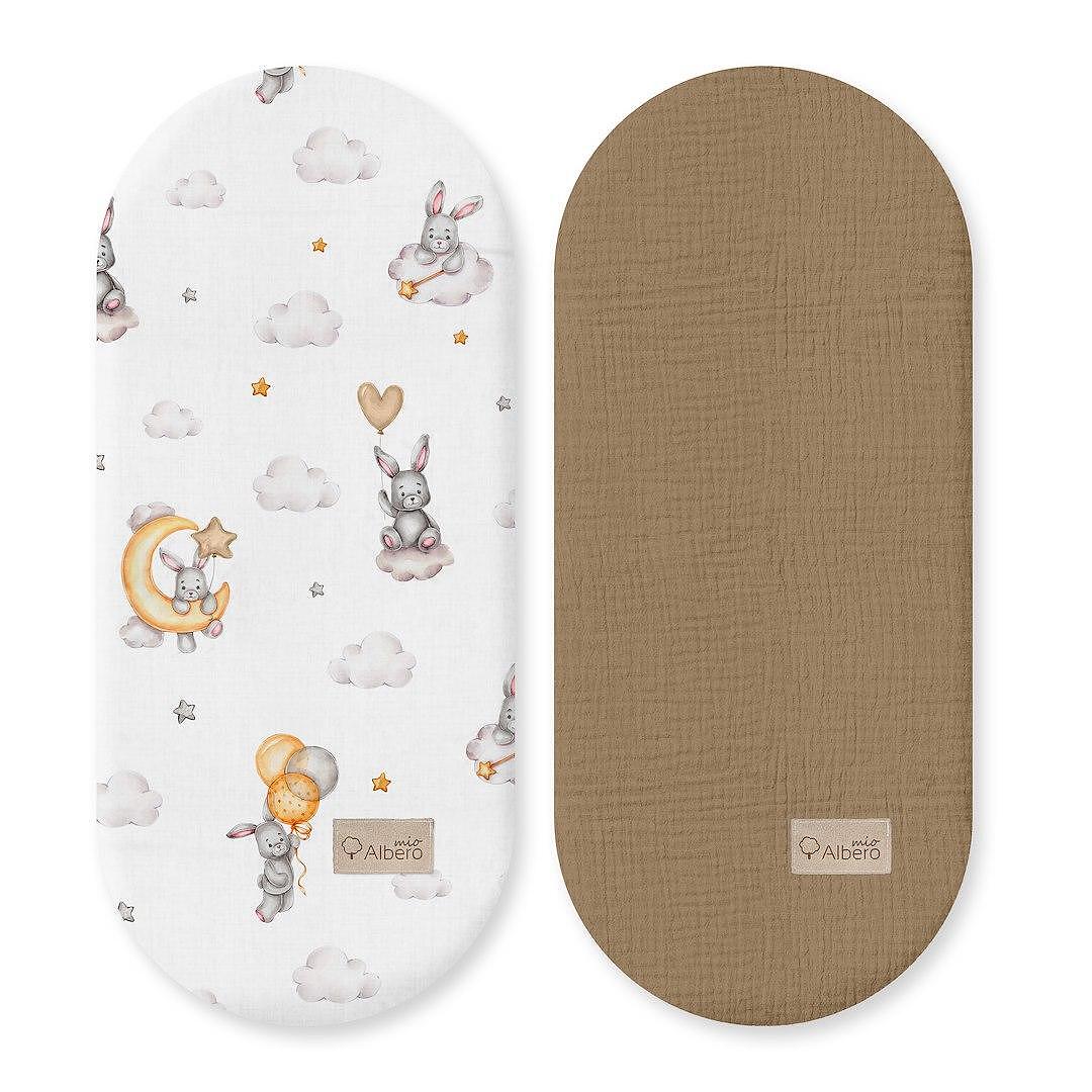 Чаршаф За Количка 2бр W420 Bunny Albero Mio