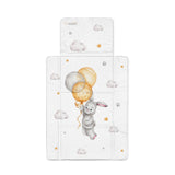 Мека Преносима Подложка За Повиване Bunny With Balloons 420 Albero Mio