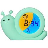 Детска Нощна Лампа С Часовник Sleep Trainer Simon Mint Green Alecto