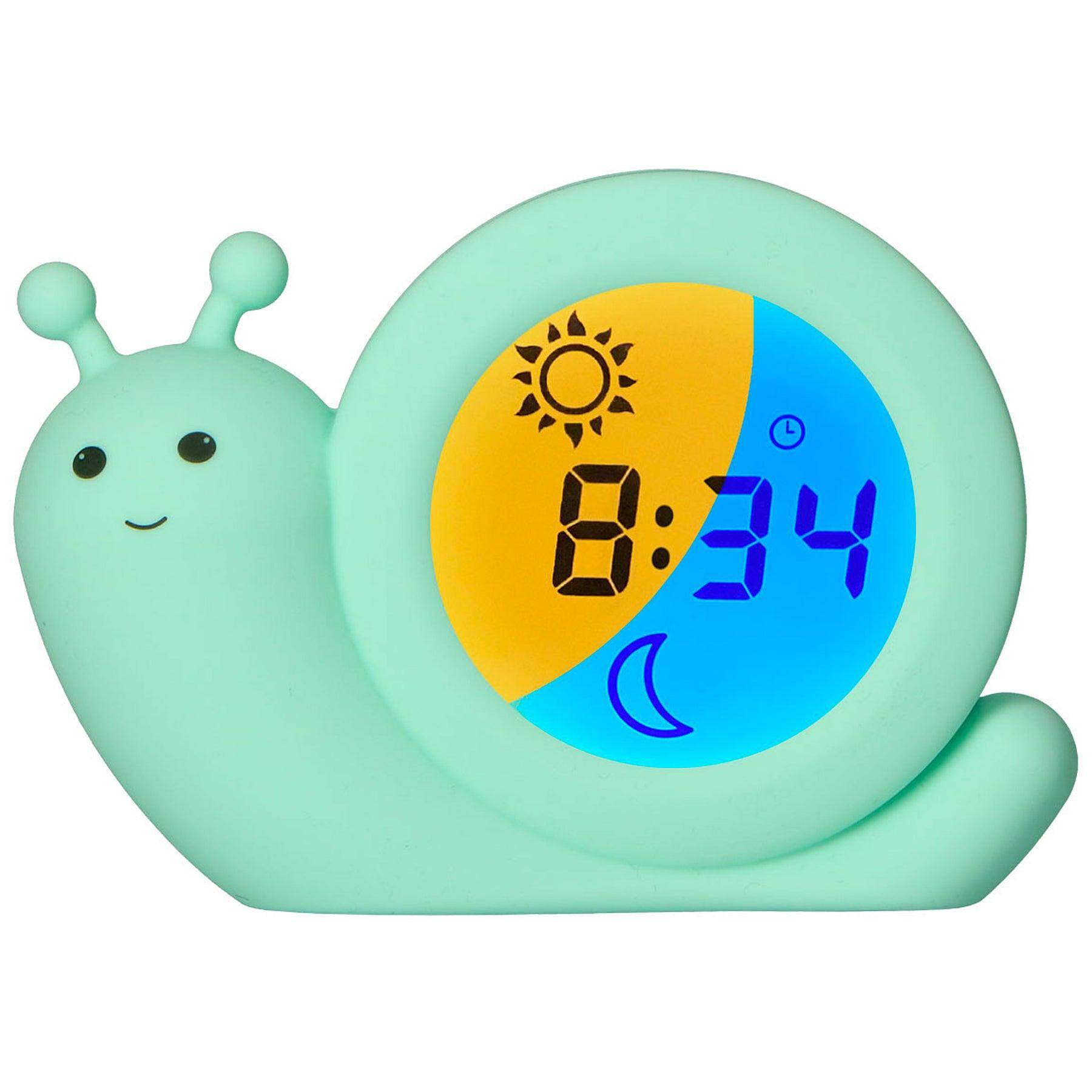 Детска Нощна Лампа С Часовник Sleep Trainer Simon Mint Green Alecto