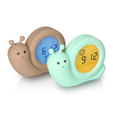 Детска Нощна Лампа С Часовник Sleep Trainer Simon Mint Green Alecto
