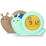 Детска Нощна Лампа С Часовник Sleep Trainer Simon Mint Green Alecto