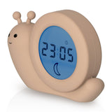 Детска Нощна Лампа С Часовник Sleep Trainer Simon Taupe Alecto