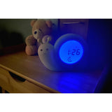 Детска Нощна Лампа С Часовник Sleep Trainer Simon Taupe Alecto