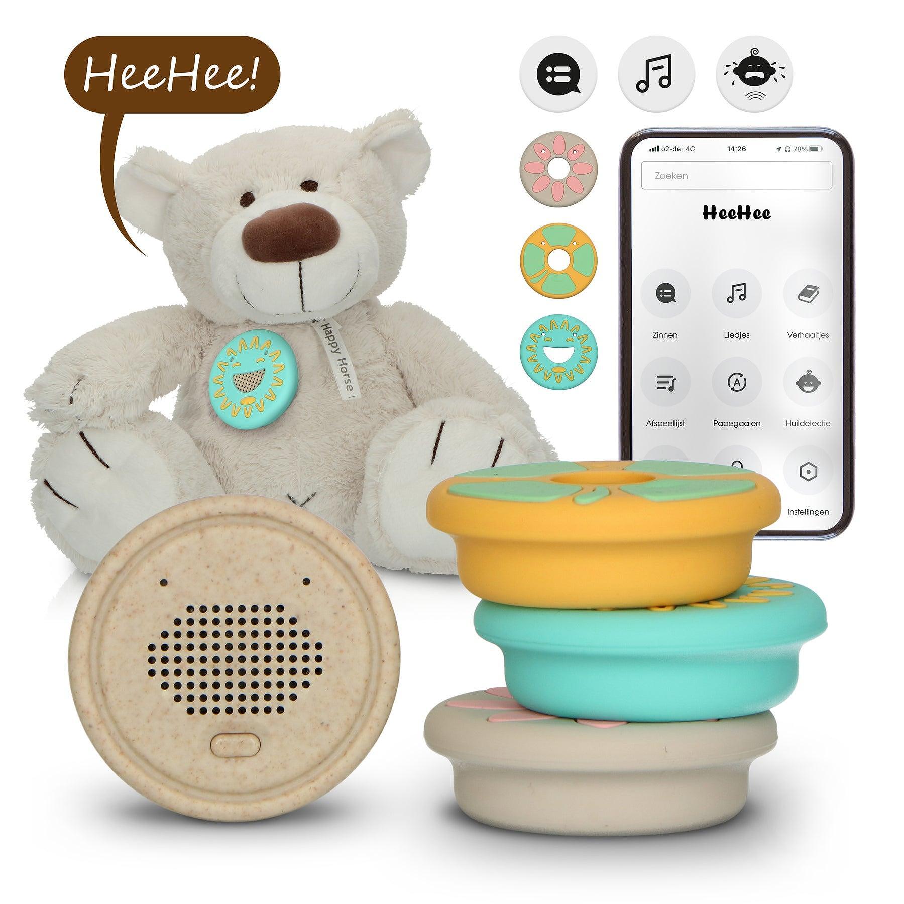 Комплект Плюшена Играчка С Интерактивен Чат Бутон Heehee Teddy Bear Alecto