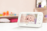 Видеофон За Бебе 5" С Цветен Дисплей Dvm 275 И 2 Камери Dvm 275c White Alecto