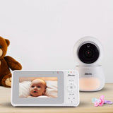 Видеофон За Бебе С 4.3" Hd Цветен Дисплей White Dvm2043 Alecto